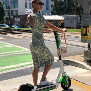 Midi dress Free people with open back